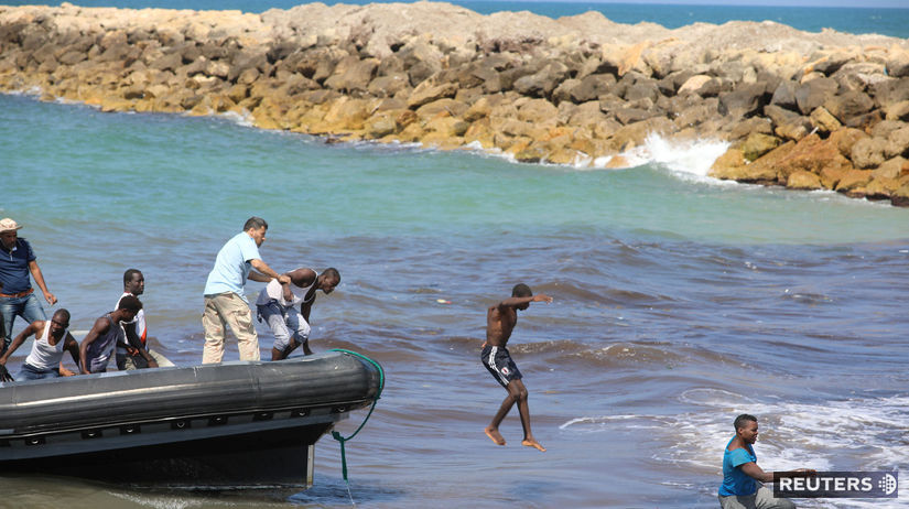 Líbya, migranti