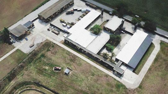 Snímka z dronu, ktorá mala byť urobená nad...