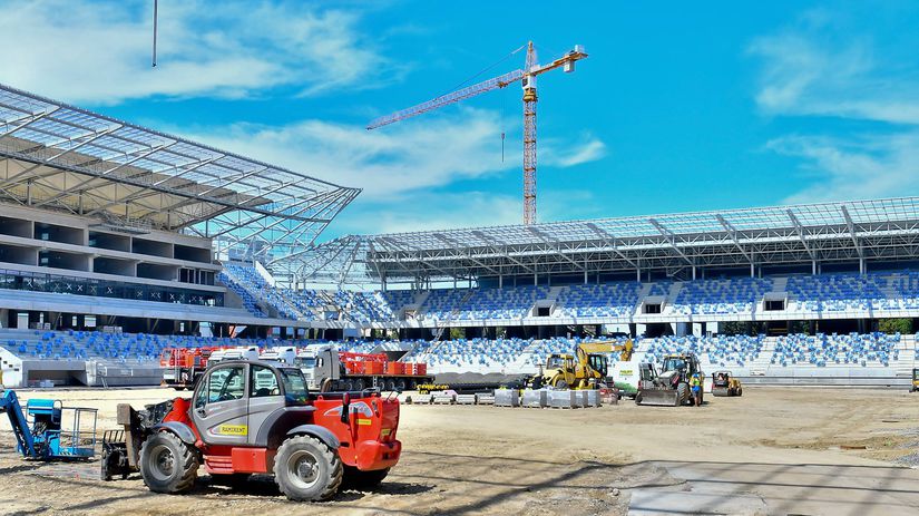 Národný futbalový štadión - júl 2018.