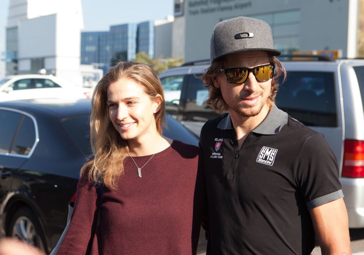 Katarína Smolková a Peter Sagan.