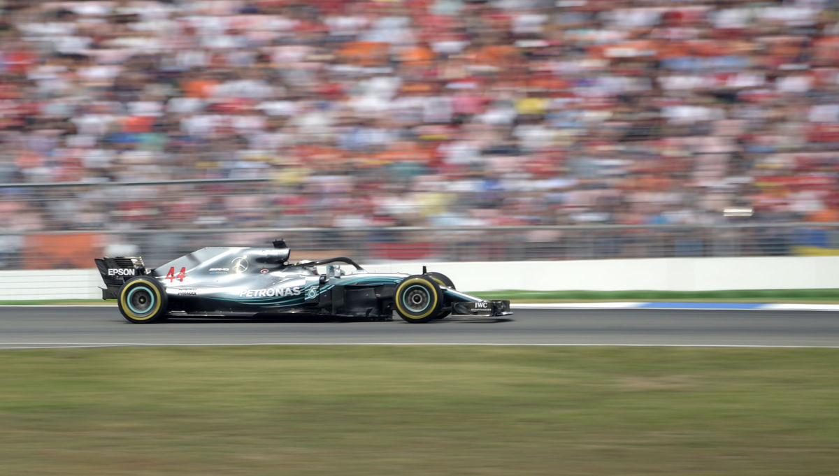 Lewis Hamilton počas VC Nemecka.