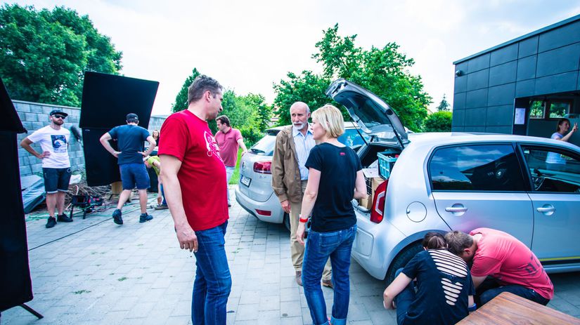 Zo zákulisia nakrúcania štvrtej série Našich. 