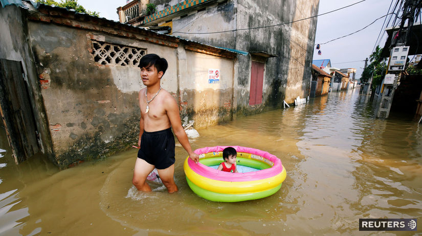vietnam, záplavy, Hanoj