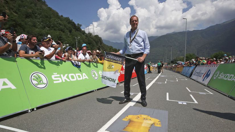 Riaditeľ Tour de France Christian Prudhomme na...