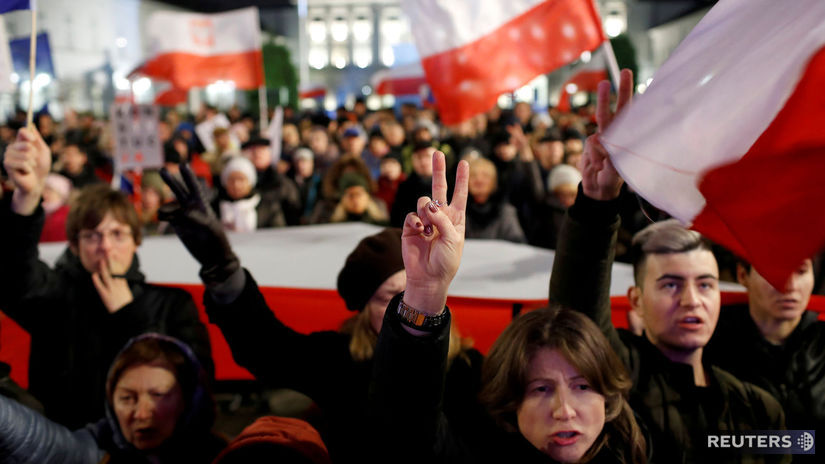 Poľsko, protest