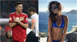 FOTO: Kráska s čiernym pásom. Formu Lewandowského cibrí jeho manželka