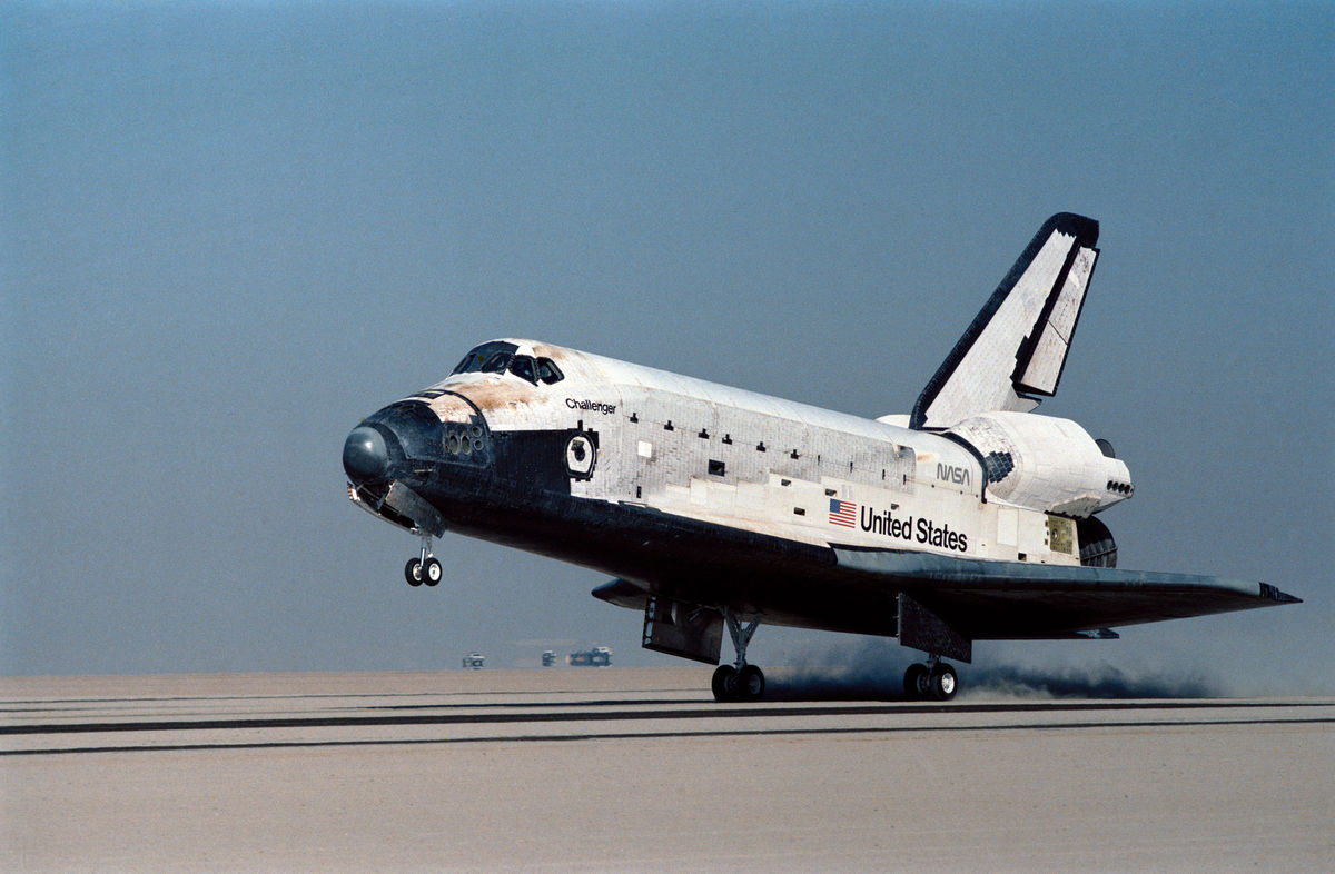 Raketoplán Challenger. Ilustračné foto.