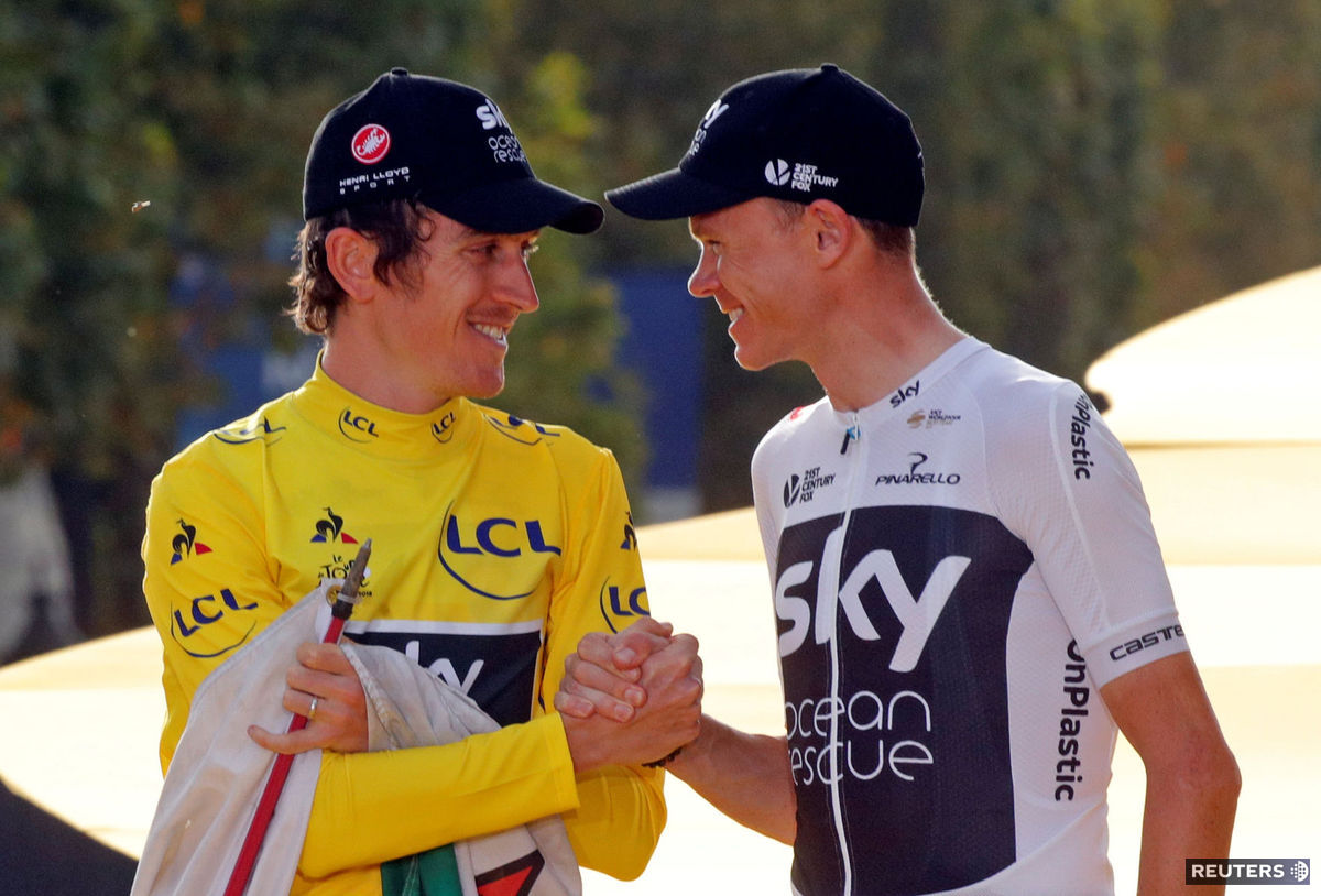 Výmena stráží. Geraint Thomas nahradil na tróne...