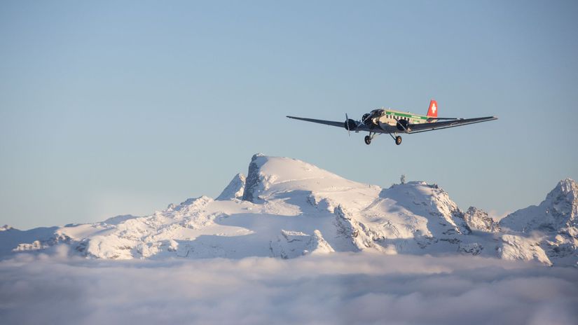Švajčiarsko lietadlo Junkers pád obete,...