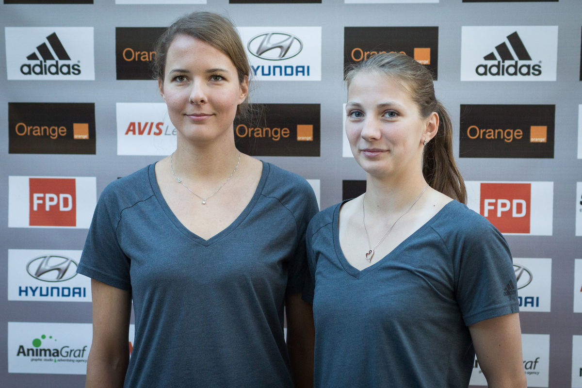 Natália Dubovcová (vľavo) a Andrea Štrbová.