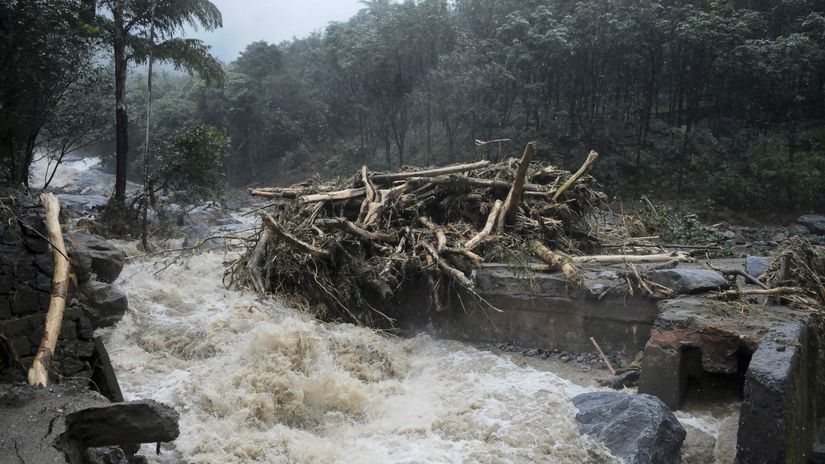 India, monzún, záplava