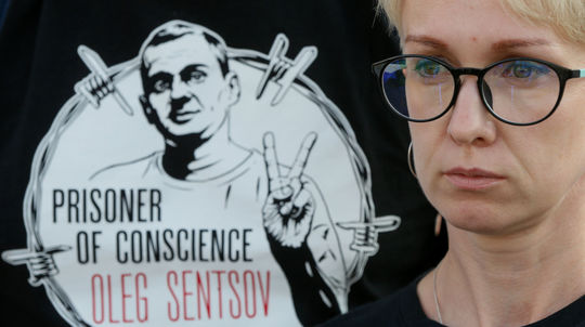 Úrady popreli zlý stav ruského režiséra Sencova