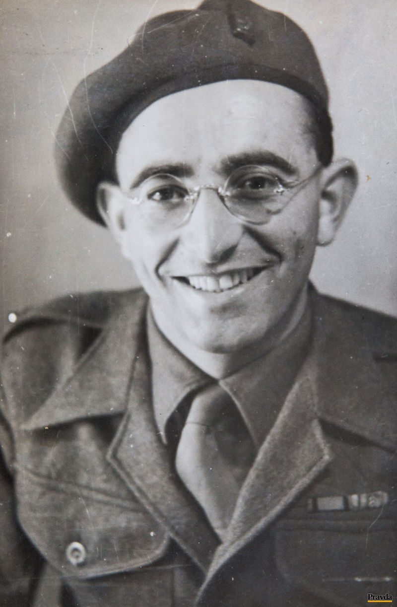 Vojak Benjamín Palgi v roku 1944, nasadený v...