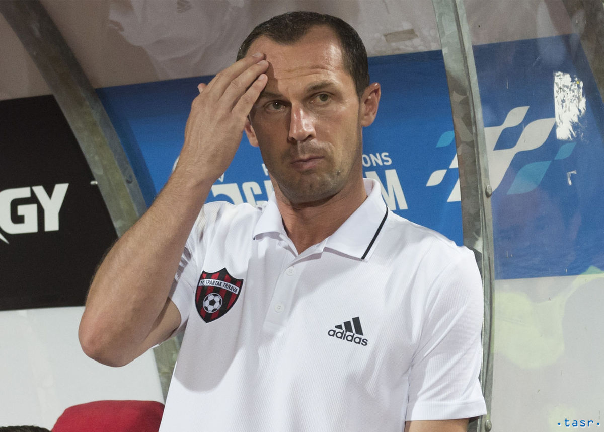 Tréner Spartaka Trnava Radoslav Látal.