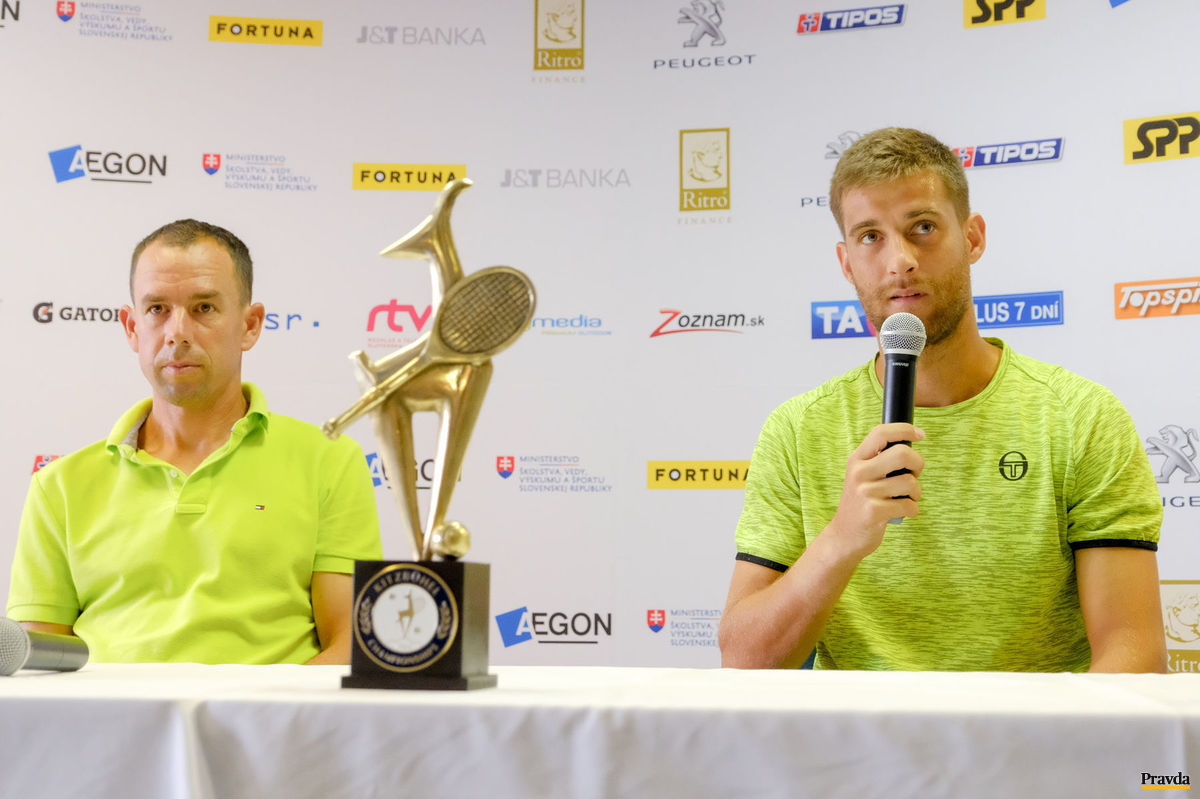 Dominik Hrbatý (vľavo) a Martin Kližan.
