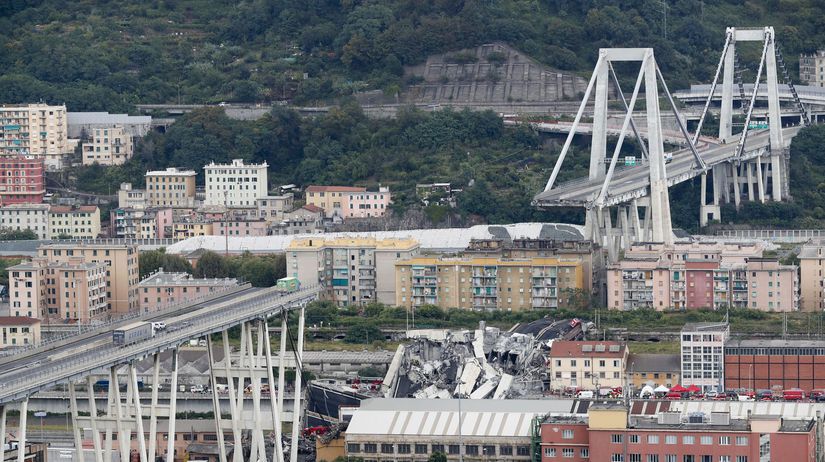 Taliansko Janov most zrútenie