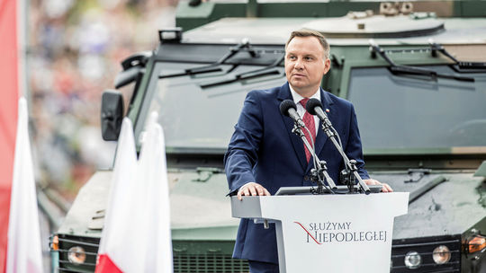Duda žiada stálu prítomnosť amerických vojakov v Poľsku