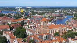 Pohľad z Baziliky svätej Márie, Gdansk