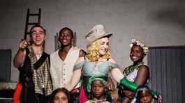 Speváčka Madonna a všetky jej deti