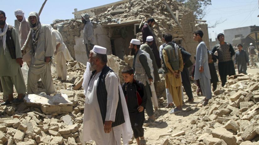 Afganistan Ghazní bombardovanie