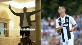 VIDEO: Uvítaciemu spevu sa nevyhol ani hviezdny Ronaldo. Pozrite si jeho šou