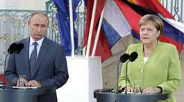 Nord Stream 2, Ukrajina či Sýria. Merkelová sa mala s Putinom o čom baviť