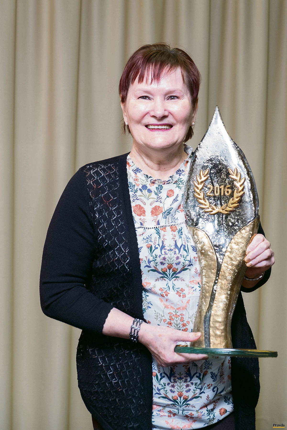 Marianna Némethová-Krajčírová s trofejou pre...