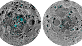 Na povrchu pólov Mesiaca je potvrdená prítomnosť vodného ľadu