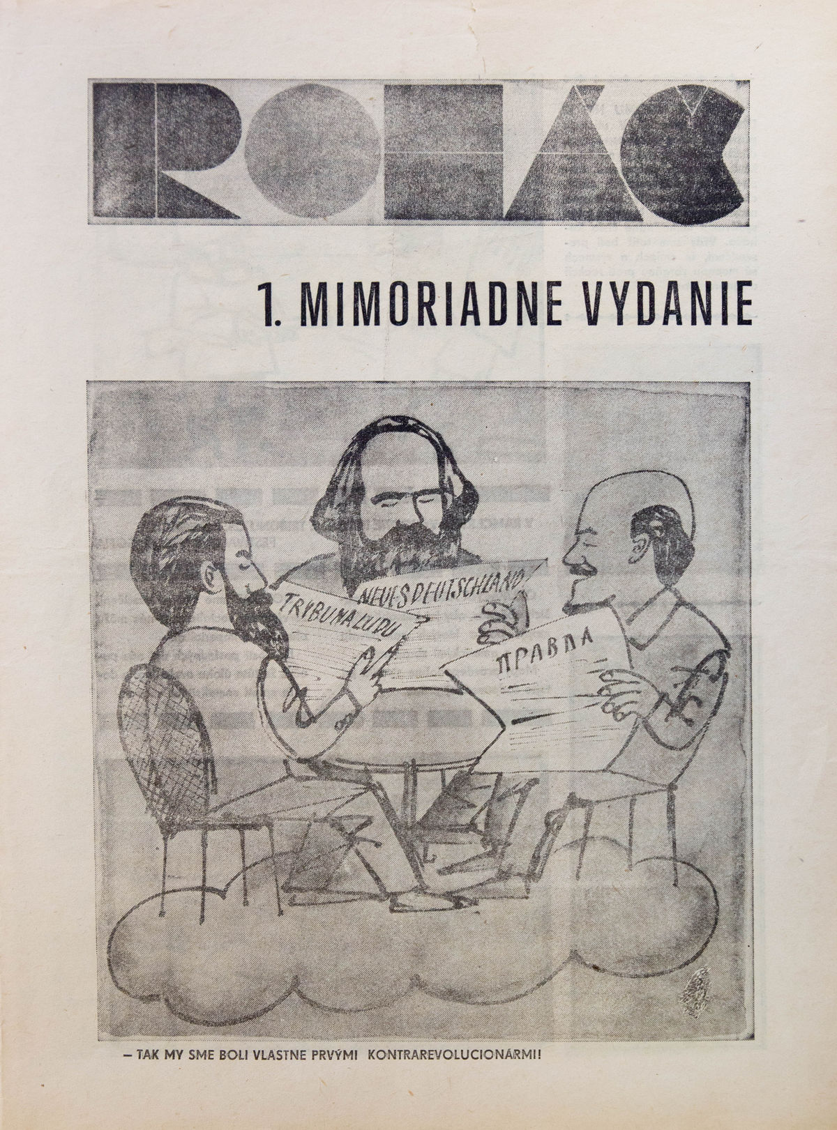 Mimoriadne vychádzali aj humoristicko-satirické...