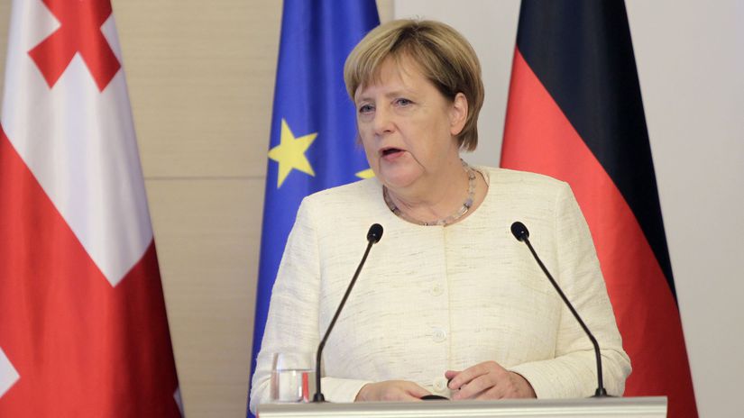 Angela Merkelová, gruzínsko