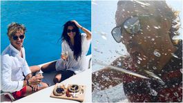 Adrenalín na vlnách aj romantika pri západe slnka. Ako oddychovali jazdci F1?