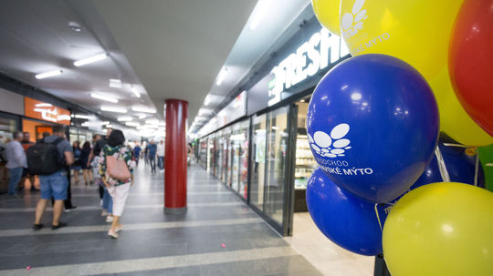 Podchod na Trnavskom mýte počas jeho...