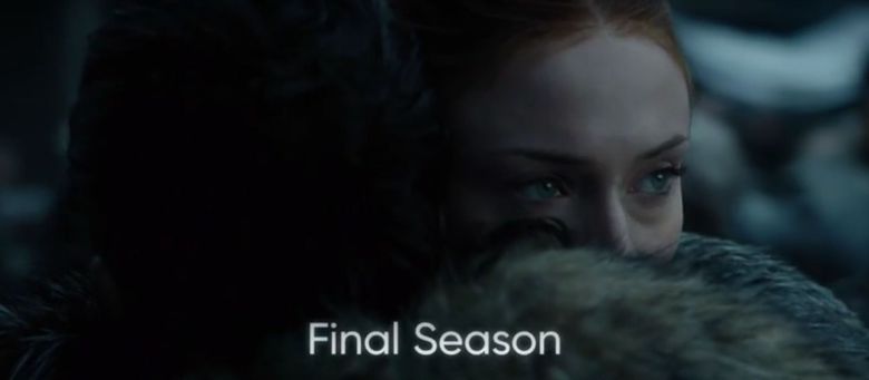 V prvom zábere je vidieť aj Sansa Stark (Sophie...