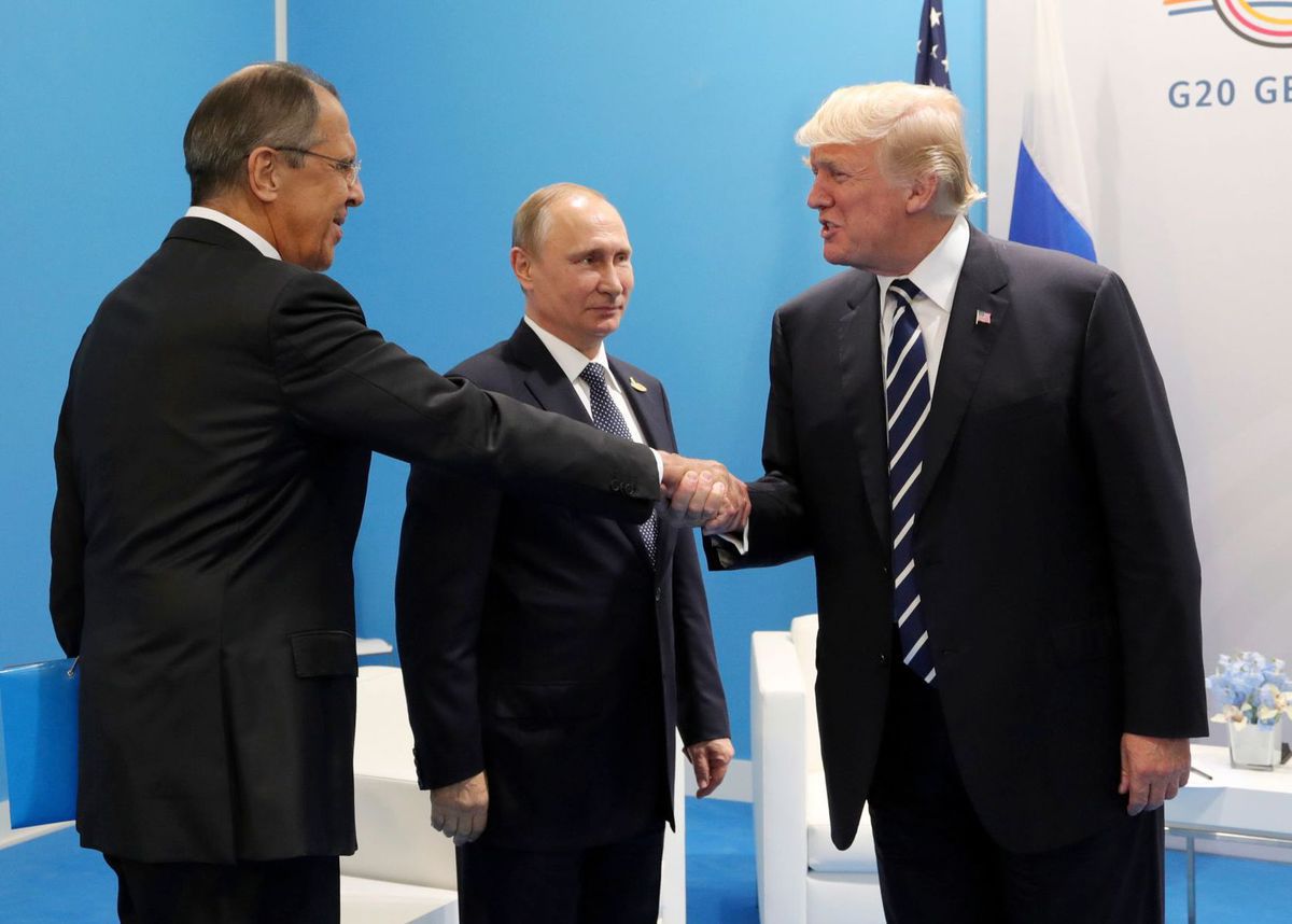 Na archívnej snímke prezident USA Donald Trump...
