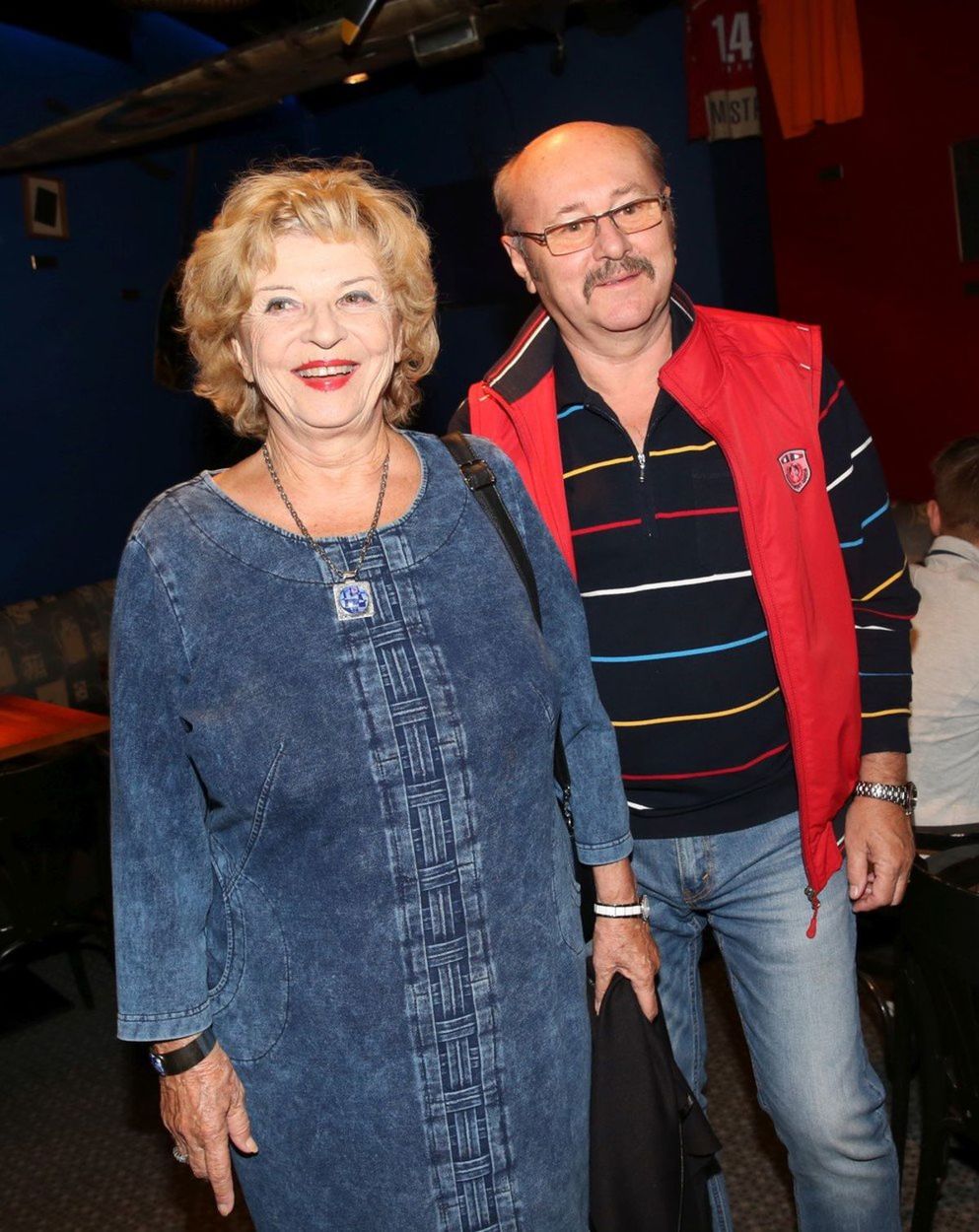 Libuše Švormová a jej manžel, Jan Patera, na...