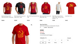 Americký reťazec predáva kosák a kladivo na tričkách. Žne kritiku