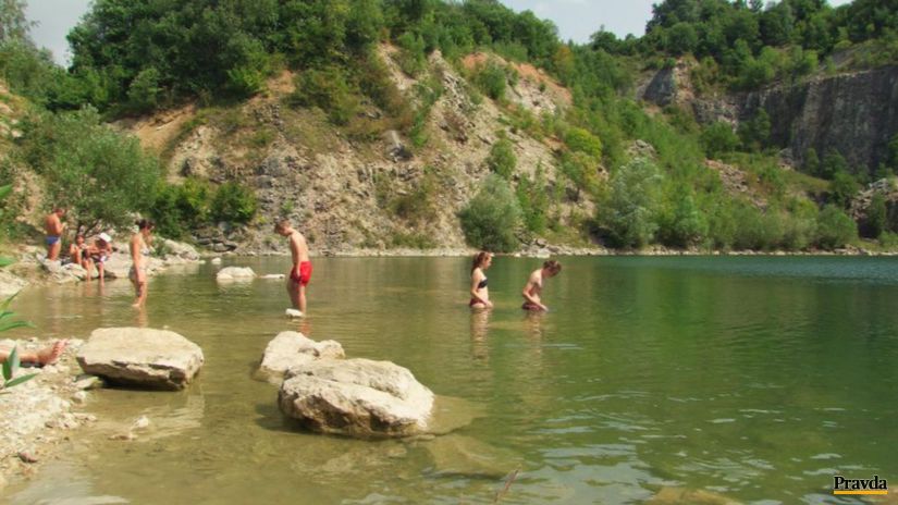 Slovenské Plitvické jazero - Beňatina.