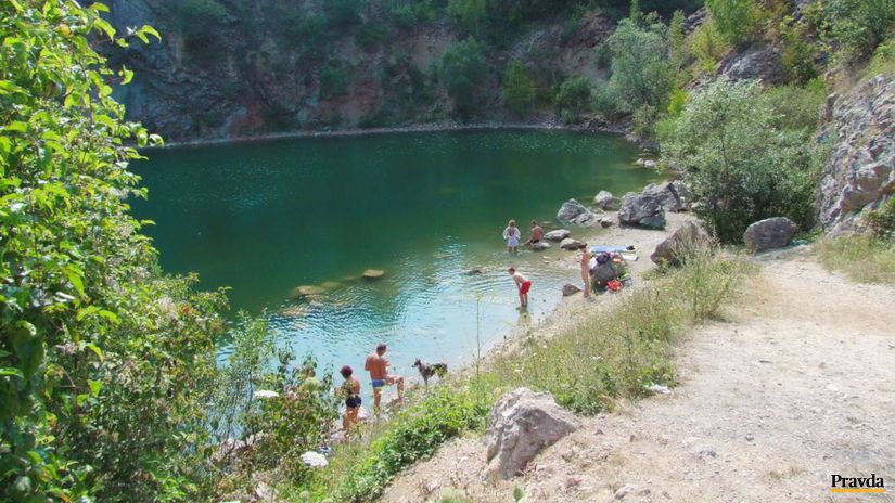 Slovenské Plitvické jazero - Beňatina.