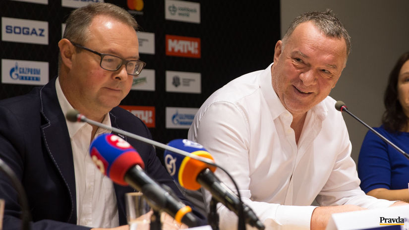 Oldřich Štefl (vpravo) a Milan Vajda počas...