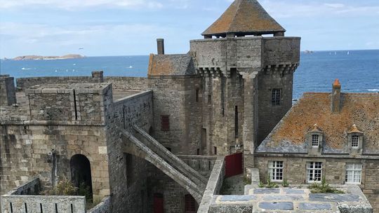 Výhľad z pevnosti Saint Malo.