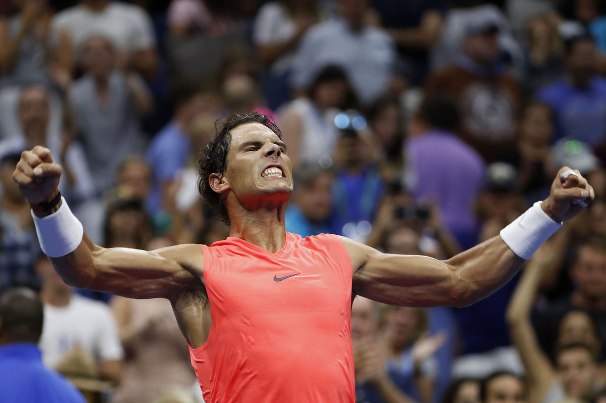 Rafael Nadal po postupe do osemfinále US Open...