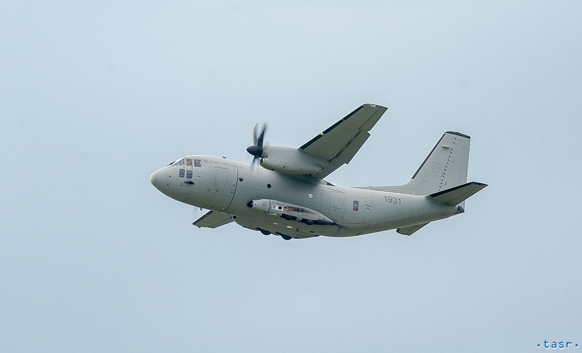 Na snímke lietadlo C-27 J Spartan Vzdušných síl...