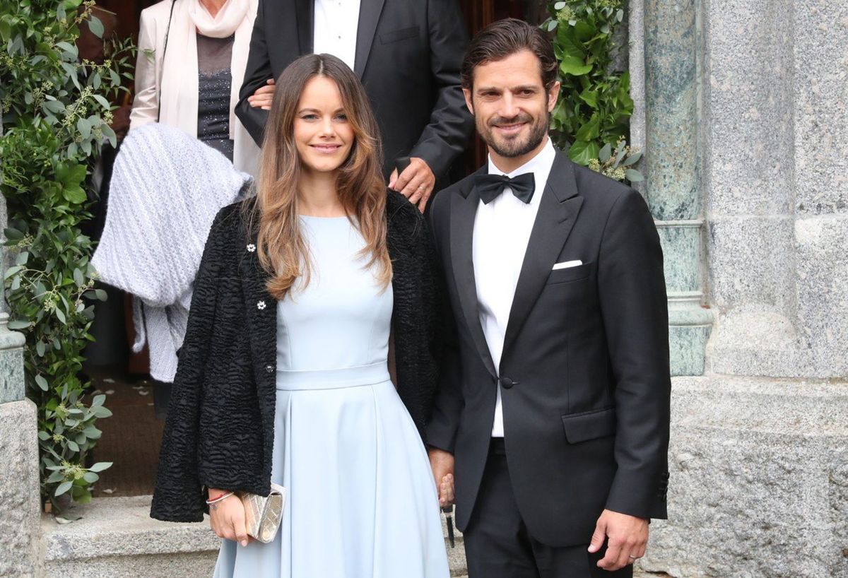 Švédsky princ Carl Philip a princezná Sofia na...