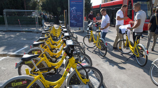 Systém požičiavania bicyklov v Bratislave...
