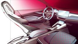 Škoda Vision RS: Parížsky koncept odhaľuje interiér. Je plný skla a karbónu