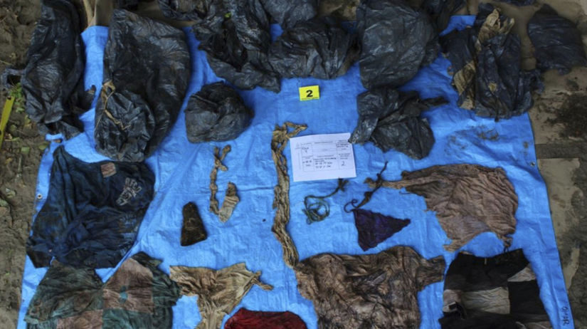 Mexiko hroby masové lebky objavenie