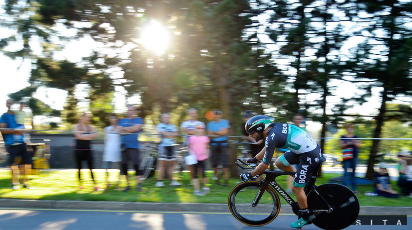 Matteo Pelucchi z tímu Bora-Hansgrohe.