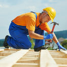 stavba, robotník, drevodom