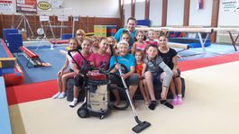 Gymnastická telocvičňa je jej druhý domov