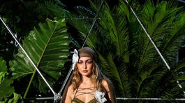 Modelka Gigi Hadid sa tiež predviedla v spodnej bielizni Savage X Fenty.